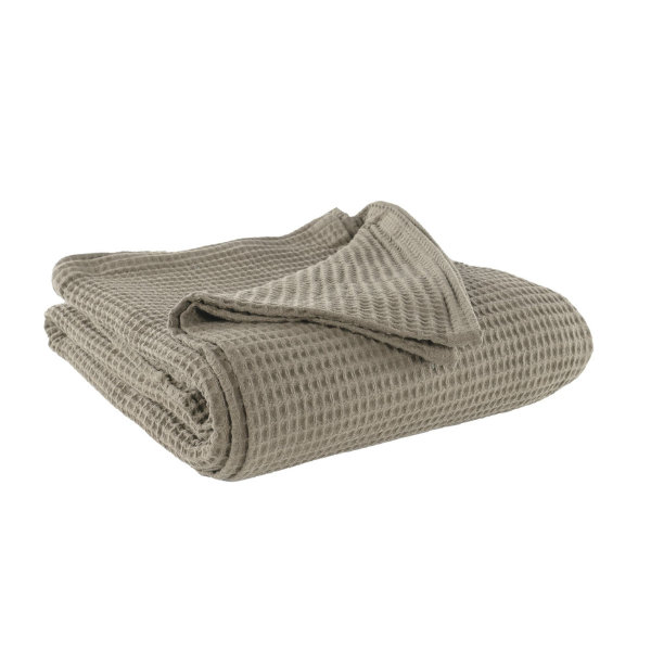 Plaid Mikala - Taupe