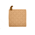 Pannenlap Myrna - Camel - 20x20 cm (set van 2)