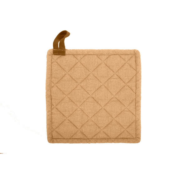 Pannenlap Myrna - Camel - 20x20 cm (set van 2)