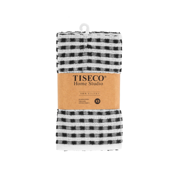 Keukenhanddoek Oman - Black - 100 gr/m² (3 stuks)