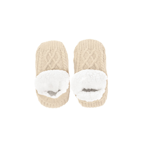 Pantoffelsokken Tiseco Cosy - Ivory - maat 39/42