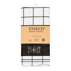 Keukenhanddoek Tiseco Pharao BML – Black – 80 gr/m² (3 stuks)