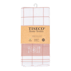 Keukenhanddoek Tiseco Pharao BML – Pink – 80 gr/m² (3 stuks)