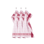 Keukenhanddoek Tiseco Pharao BML – Red – 80 gr/m² (3 stuks)