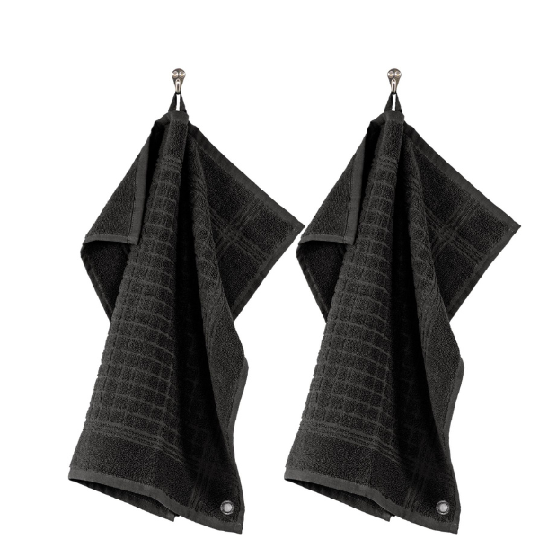 Sponsdoekje Pharao Handy - Black - 100 gr/m² (2 stuks)