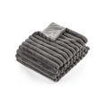 Plaid Rabit Stripe - Grey - 130 x 170 cm