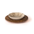 Onderbord Rattan - Brown - Dia 22 / 32 cm