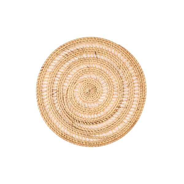 Placemat Rattan - Natural - Dia 36 cm - Rond