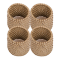 Servetringen Rattan - Natural - 4,5 x 5 cm (4 stuks)