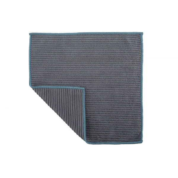 Vaatdoek Rib - Blue Stone - 30 x 30 cm (2 stuks)