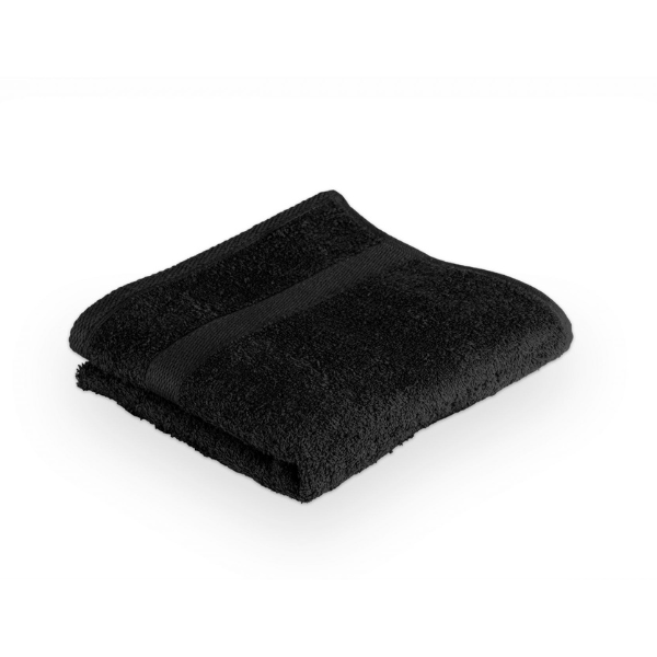 Luxe handdoek Tiseco Riva – Black – 450 gr/m²