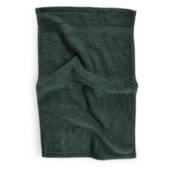 Luxe gastendoekje Tiseco Riva – Green Dark – 450 gr/m²