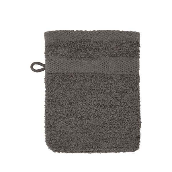 Luxe washandje Tiseco Riva – Grey – 450 gr/m² (2 stuks)