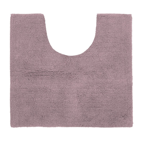Luxe toiletmat Tiseco Riva – Mauve – 1625 gr/m²
