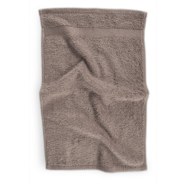 Luxe gastendoekje Tiseco Riva – Taupe – 450 gr/m²