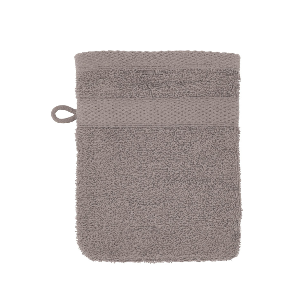 Luxe washandje Tiseco Riva – Taupe – 450 gr/m² (2 stuks)