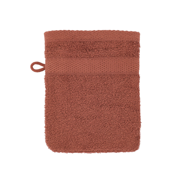 Luxe washandje Tiseco Riva – Terra – 450 gr/m² (2 stuks)