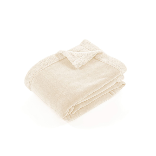 Plaid Rocher - Ivory - 130 x 170 cm - 400 gr/m²