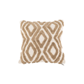 Sierkussen Sahara - Ivory/Brown - 45 x 45 cm