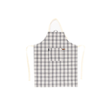 Keukenschort Sherlock - Black Checker - 68x85 cm
