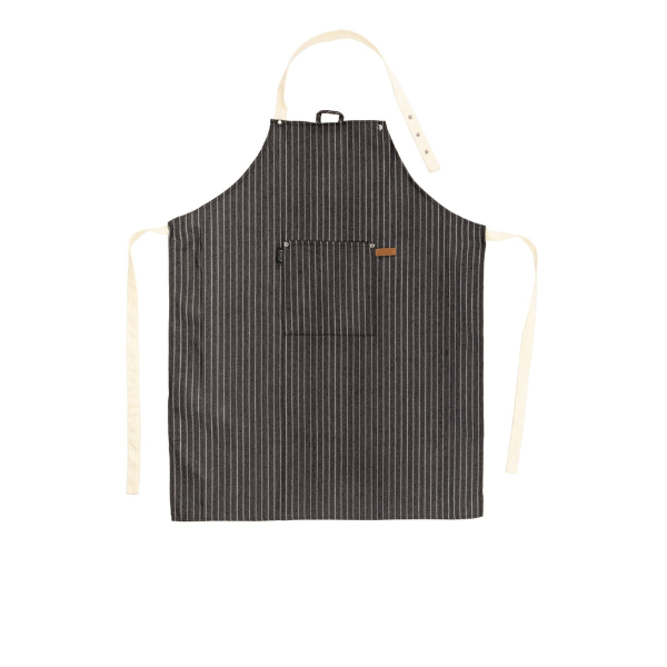 Keukenschort Sherlock - Black Stripe - 68x85 cm