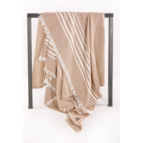 Plaid Solene - Sand - 150 x 200 cm