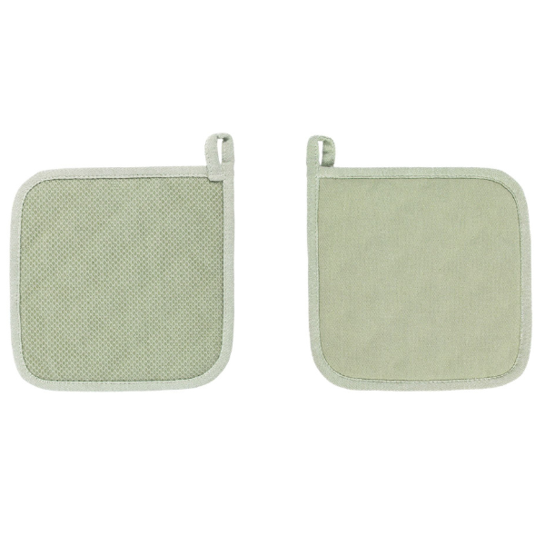 Pannenlap Somerset - Green Tea - 20x20 cm (set van 2)