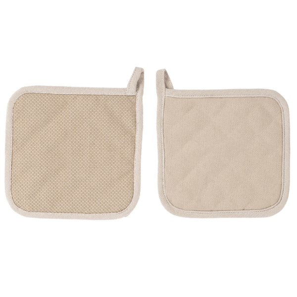 Pannenlap Somerset - Sand - 20x20 cm (set van 2)