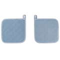 Pannenlap Somerset - Sky Blue - 20x20 cm (set van 2)