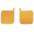 Pannenlap Somerset - Yellow - 20x20 cm (set van 2)
