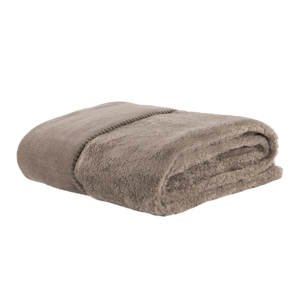 Plaid Tomo - Taupe - 150 x 200 cm - 360 gr/m²