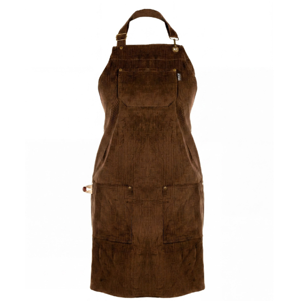 Keukenschort Velmar - Chocolate - 70x85 cm