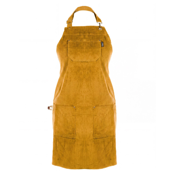 Keukenschort Velmar - Mustard - 70x85 cm