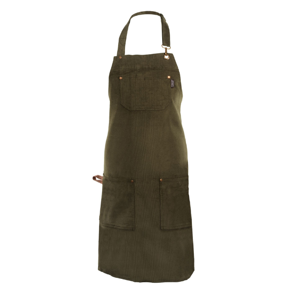 Keukenschort Velmar - Olive Green - 70x85 cm