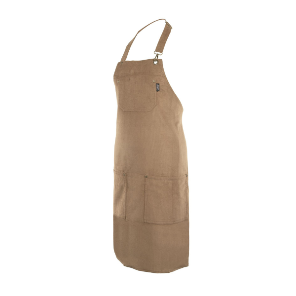 Keukenschort Velmar - Taupe - 70x85 cm