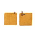 Pannenlap Velmar - Mustard - 20x20 cm (set van 2)