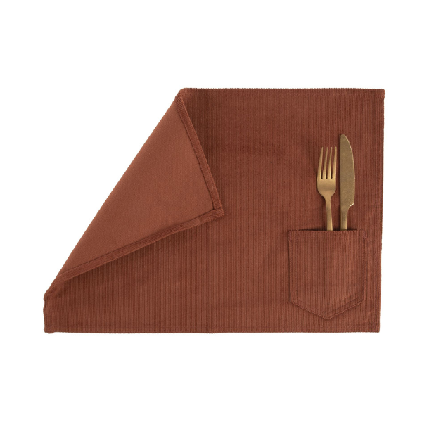 Placemat Velmar - Cognac - 33x45 cm