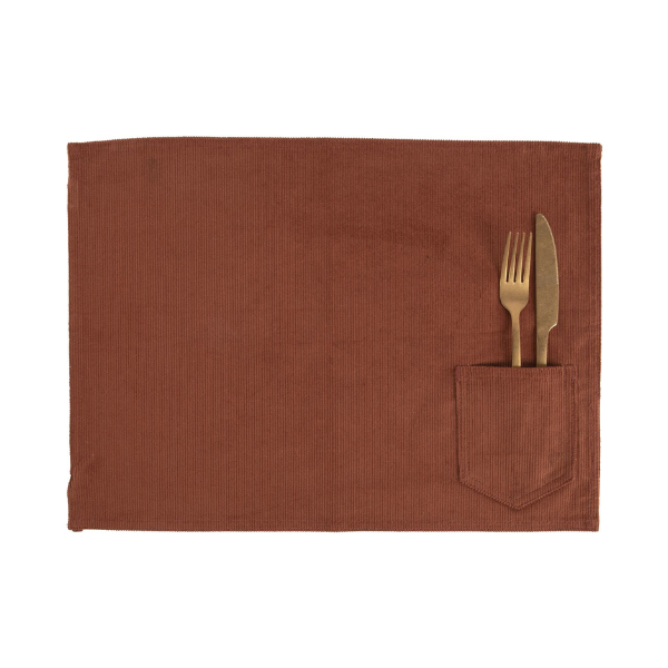Placemat Velmar - Cognac - 33x45 cm