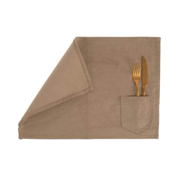 Placemat Velmar - Taupe - 33x45 cm