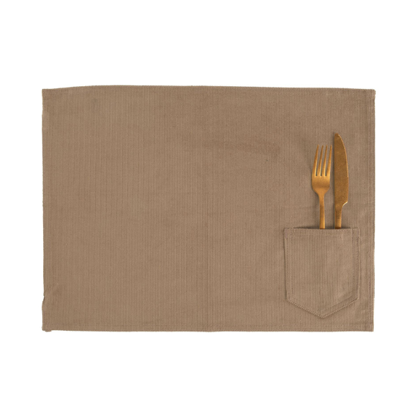 Placemat Velmar - Taupe - 33x45 cm