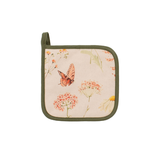 Pannenlap Viva - Flower - 20x20 cm (set van 2)