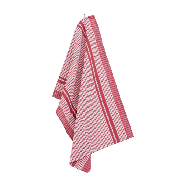 Keukenhanddoek Tiseco Waffle – Red – 75 gr/m² (4 stuks)