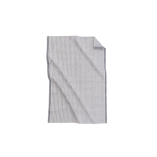 Keukenhanddoek XL Lines - Blue - 50x70 cm (set van 3)