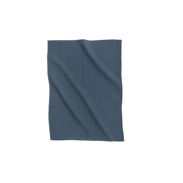 Keukenhanddoek XL Lines - Blue - 50x70 cm (set van 3)