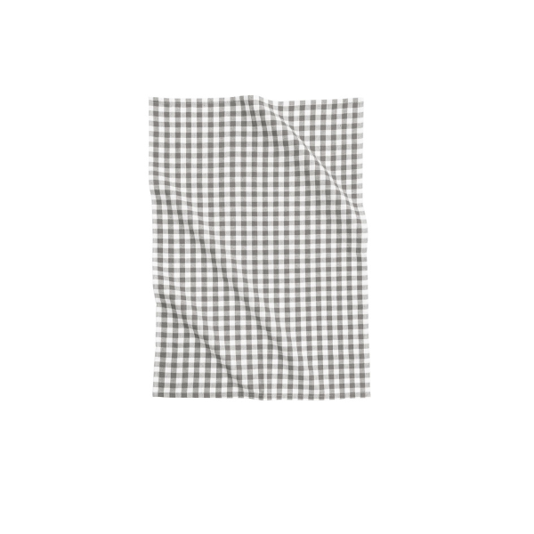 Keukenhanddoek XL Lines - Grey - 50x70 cm (set van 3)