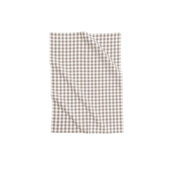 Keukenhanddoek XL Lines - Taupe - 50x70 cm (set van 3)