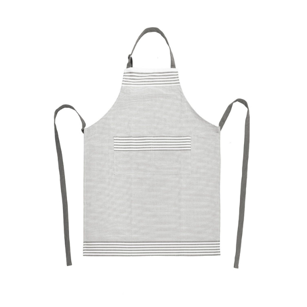 Keukenschort XL Lines - Grey - 70x90 cm