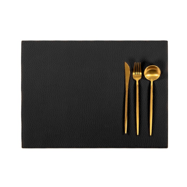 Placemat Gavin - Black - 33 x 45 cm