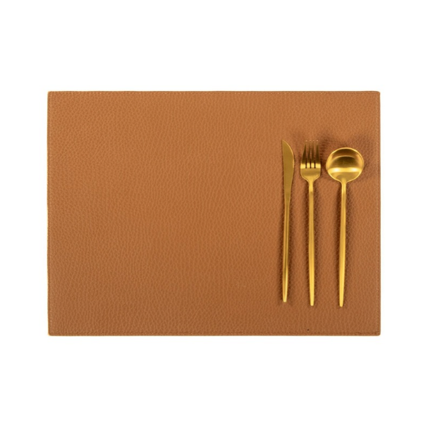 Placemat Gavin - Cognac - 33 x 45 cm