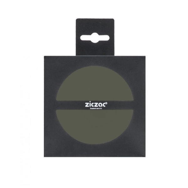Glasonderzetters Togo - Grey - Dia 10 cm (4 stuks)